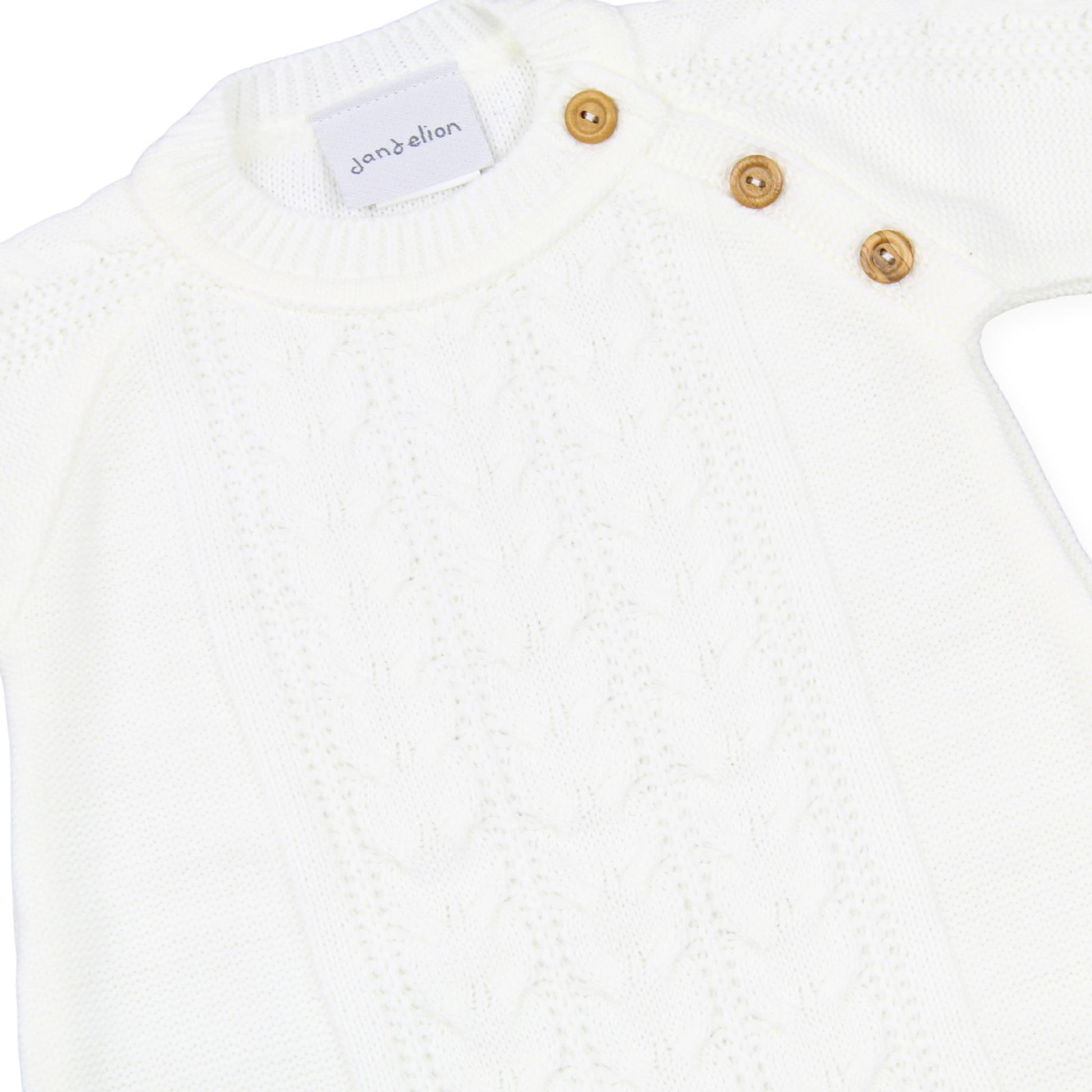 white baby romper, newborn knit outfit, baby hat and romper set, elegant baby clothes, unisex baby gift, wooden button baby romper, winter baby outfit