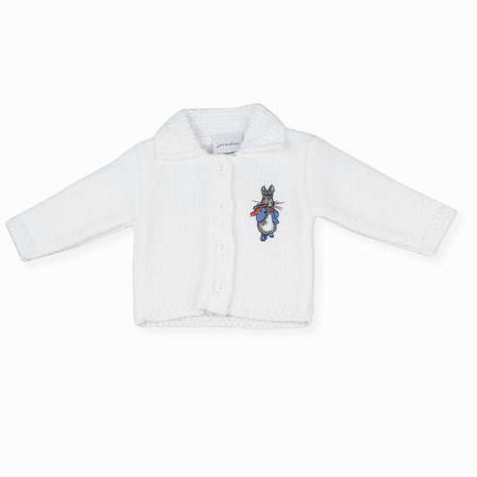 baby knbitted unisex rabbit cardigan