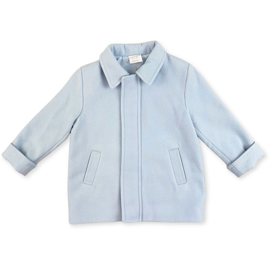 baby boys blue pea coat winter outerwear
