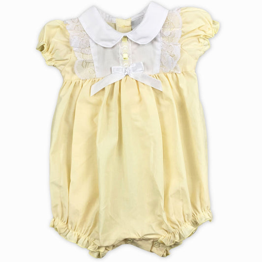 baby girls lemon summer romper