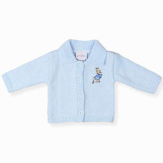 peter rabbit blue cardigan