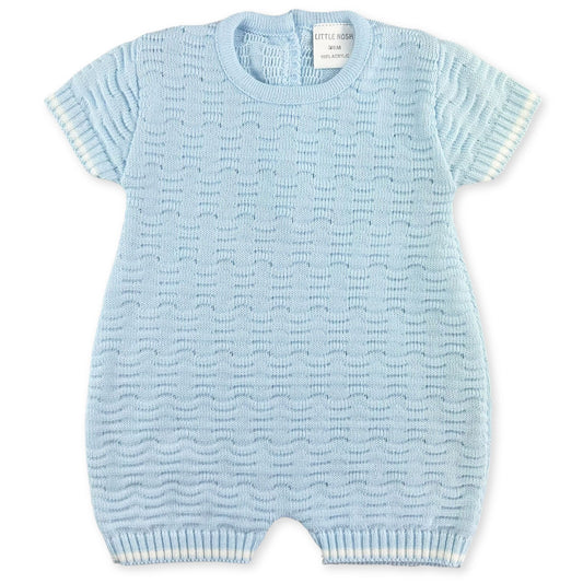 baby boys blue romper