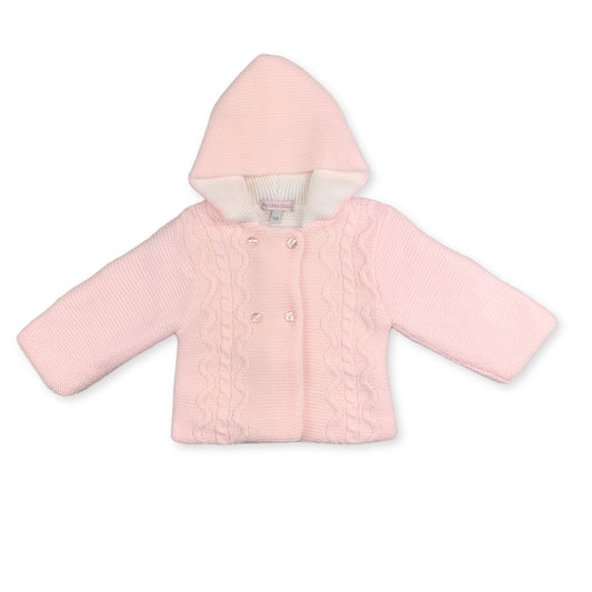 baby girl knitted pink jacket