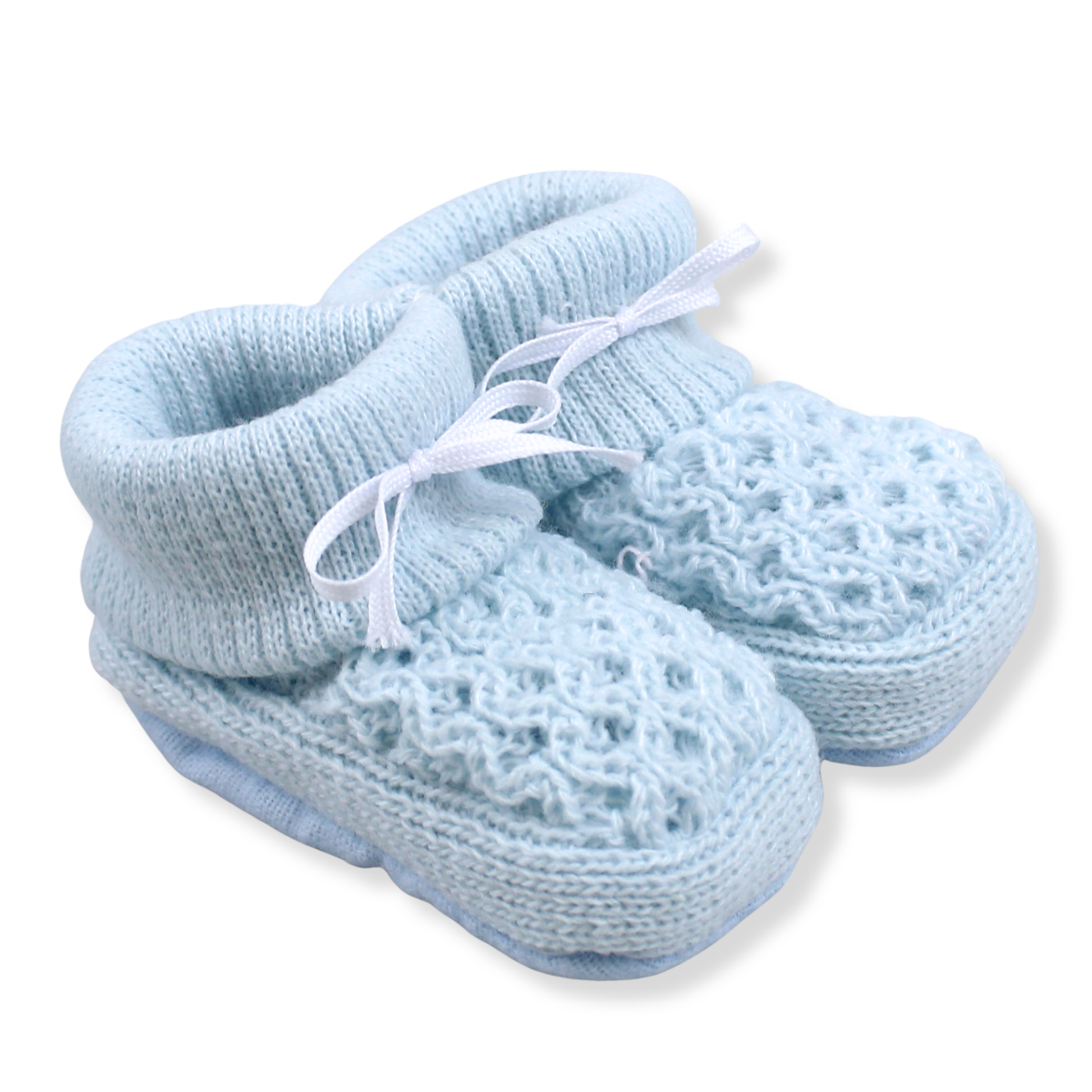 baby boys blue booties newborn to six month