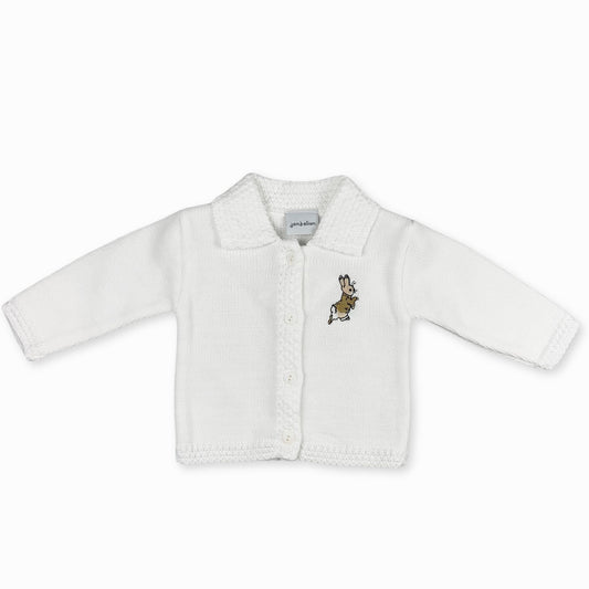 baby unisex rabbit cardigan
