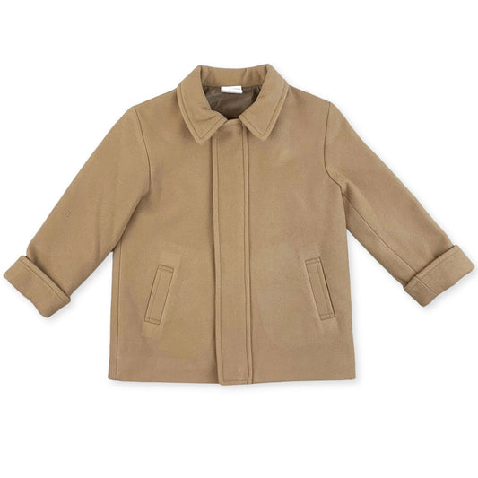 baby boys camel coloured coat