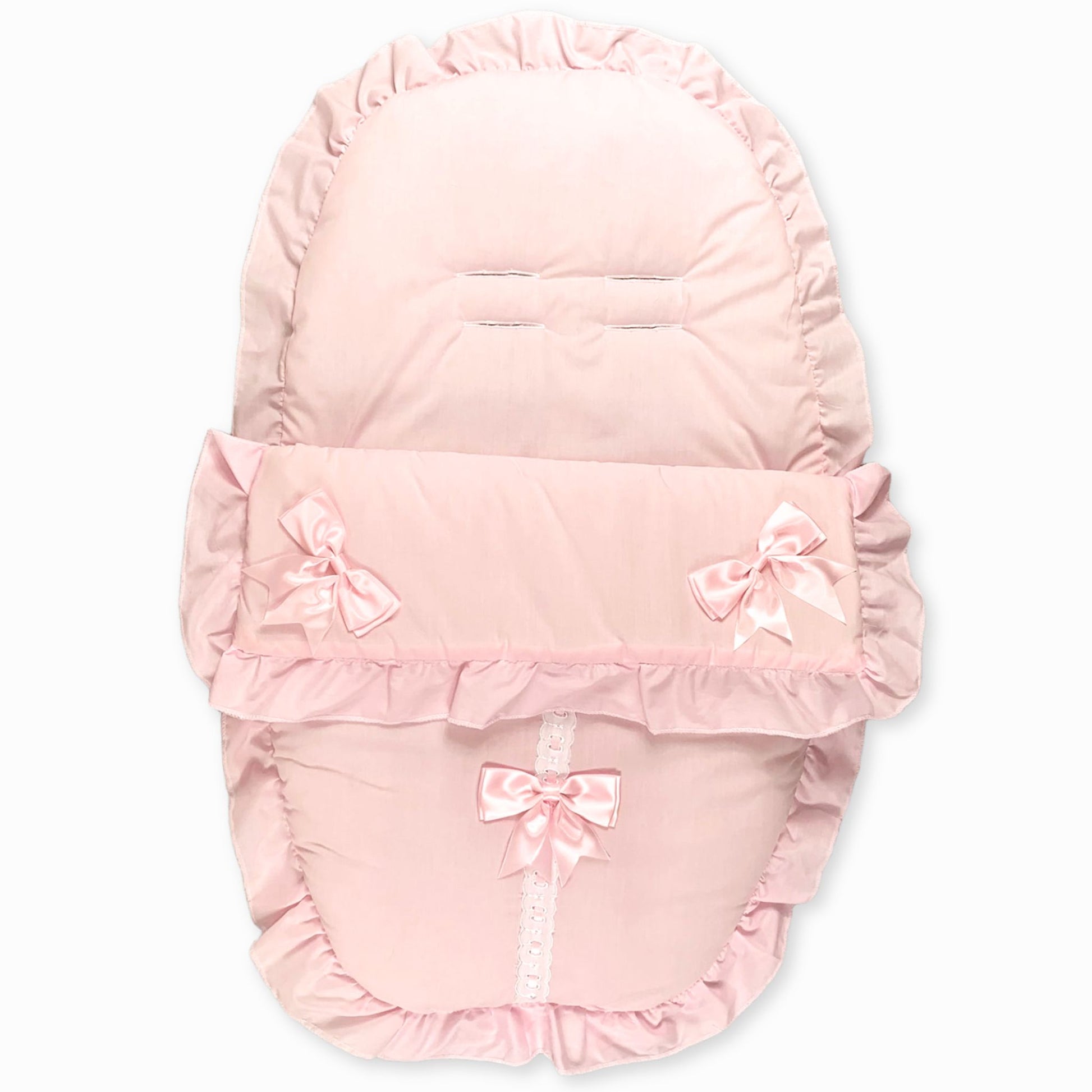 baby girls pink car seat  car muff