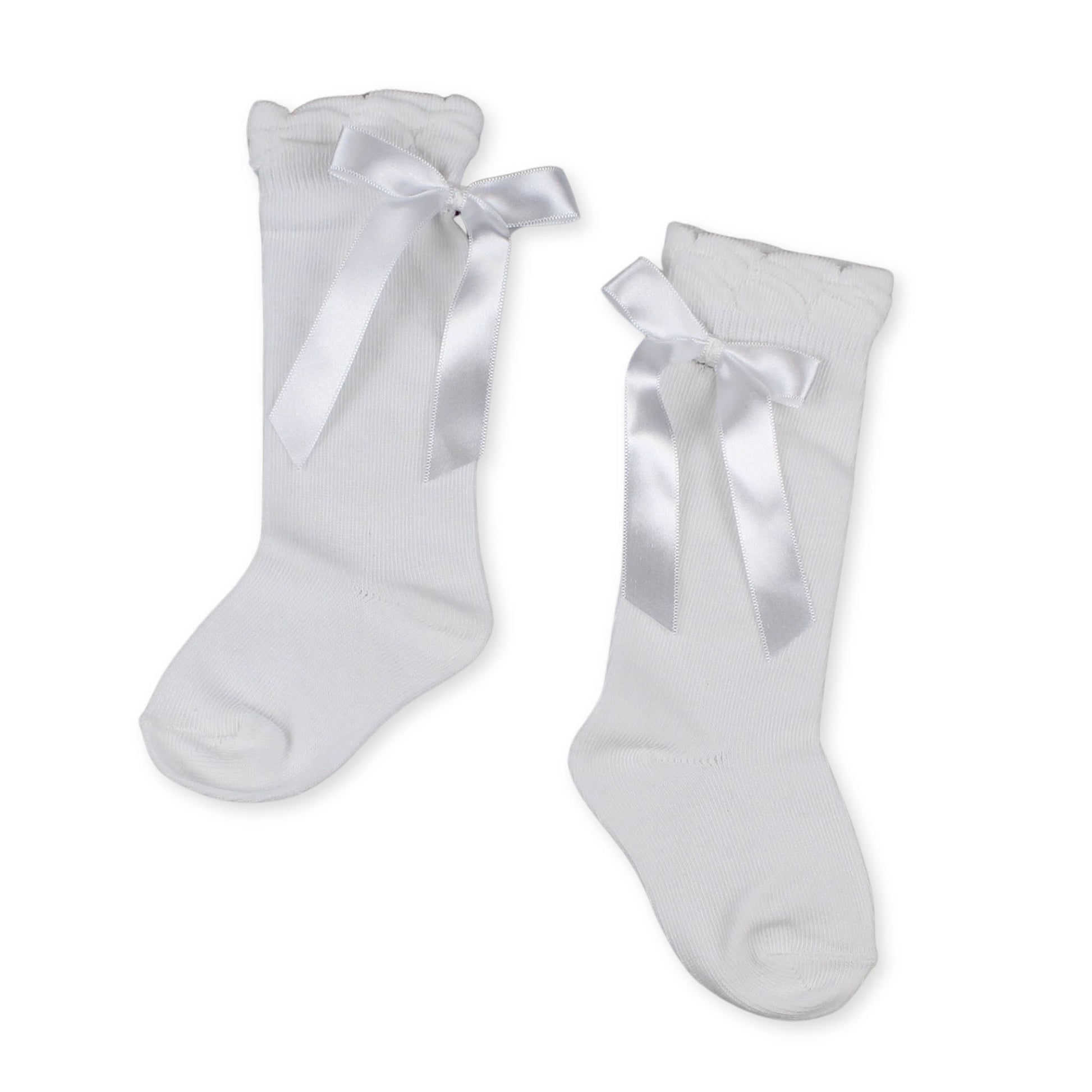 baby girls high knee socks with bow pex
