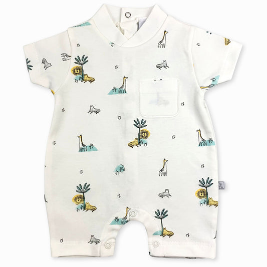 baby boys jungle romper
