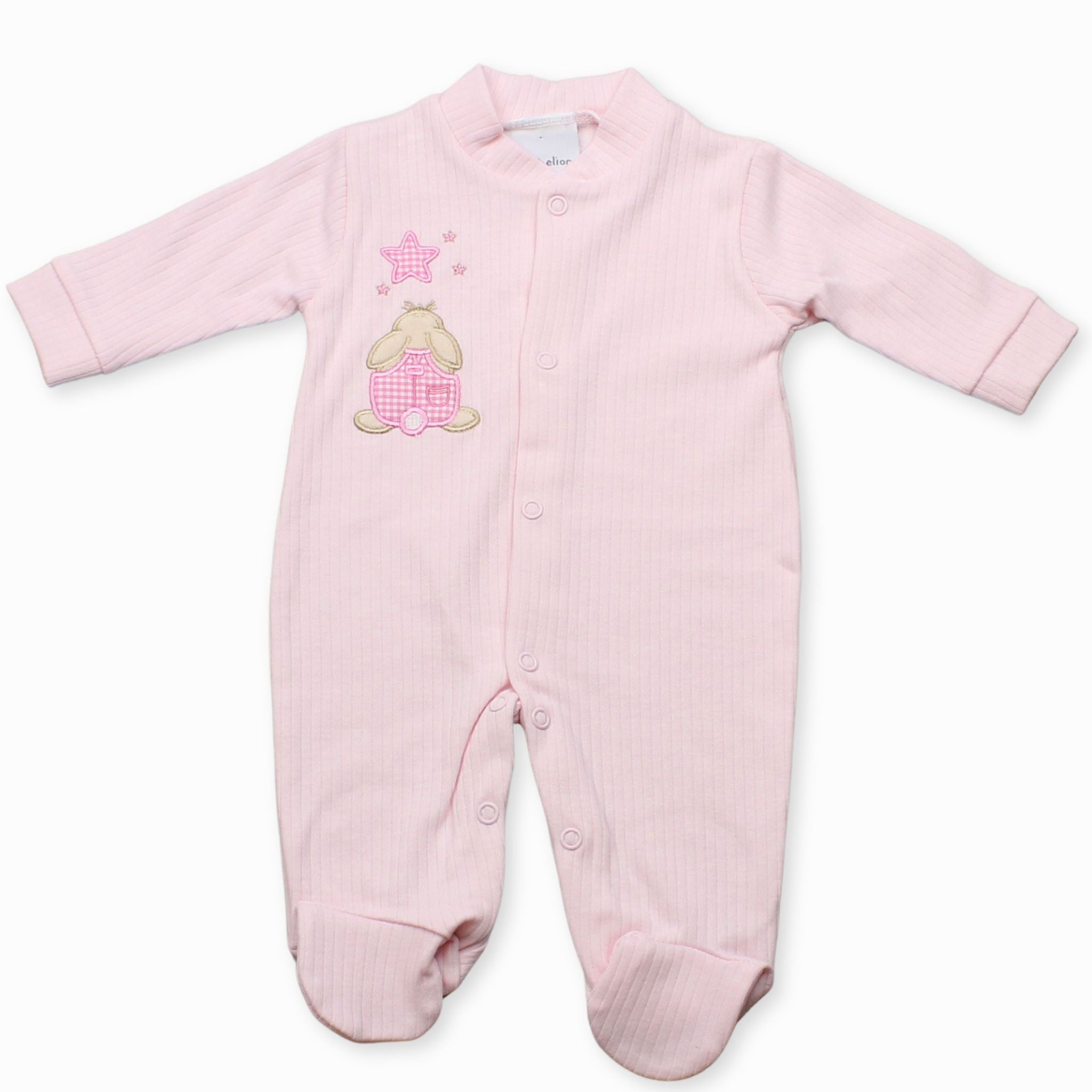 baby girls pink all in one