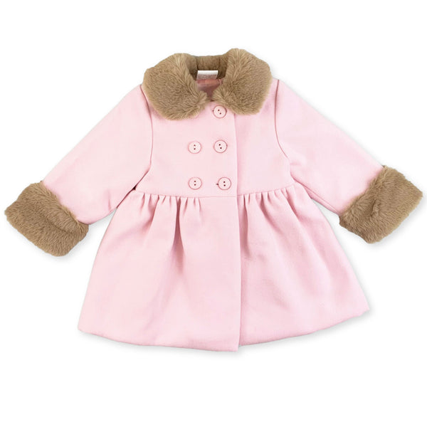baby girls pink winter coat