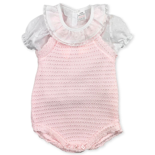 baby girls pink two piece outfit