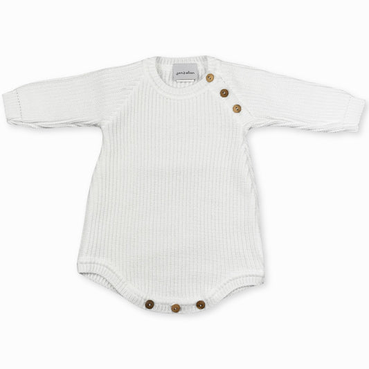 baby unisex knitted romper