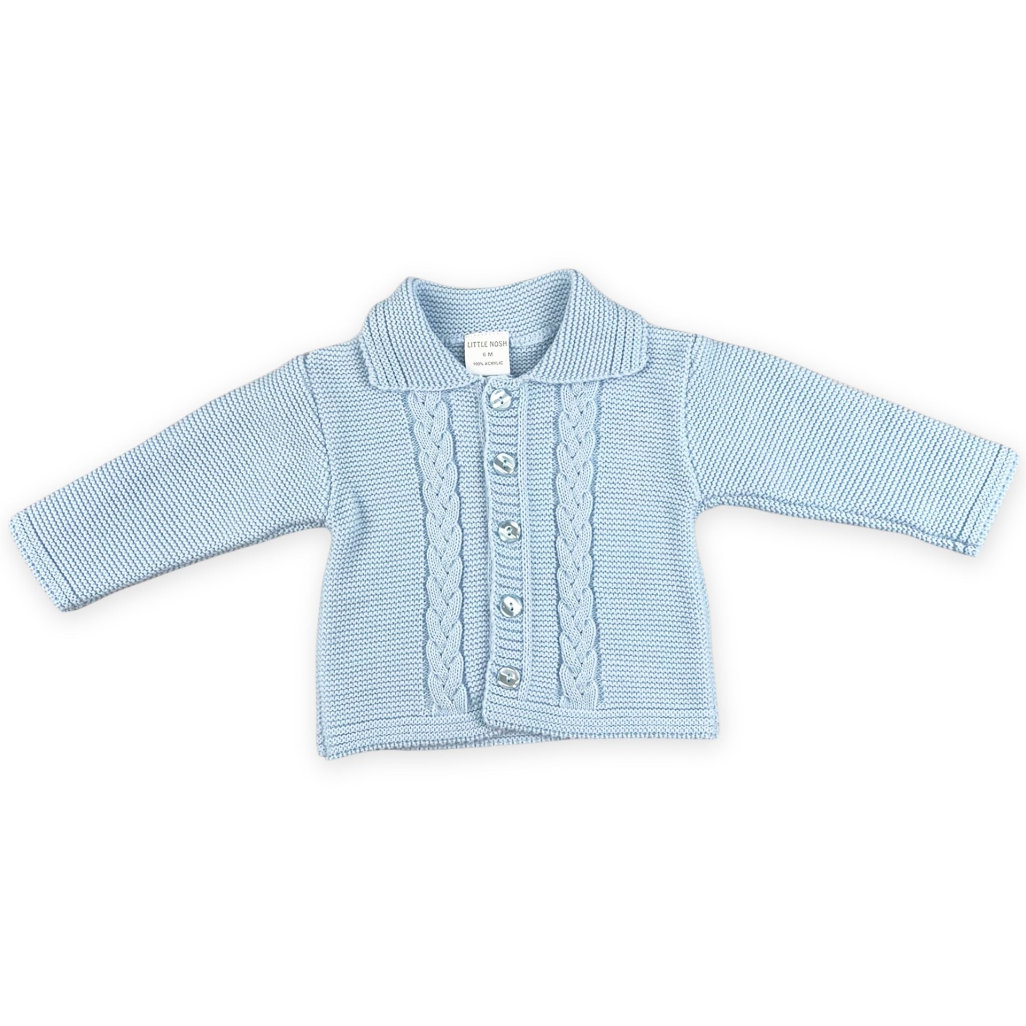 baby boy blue cardigan