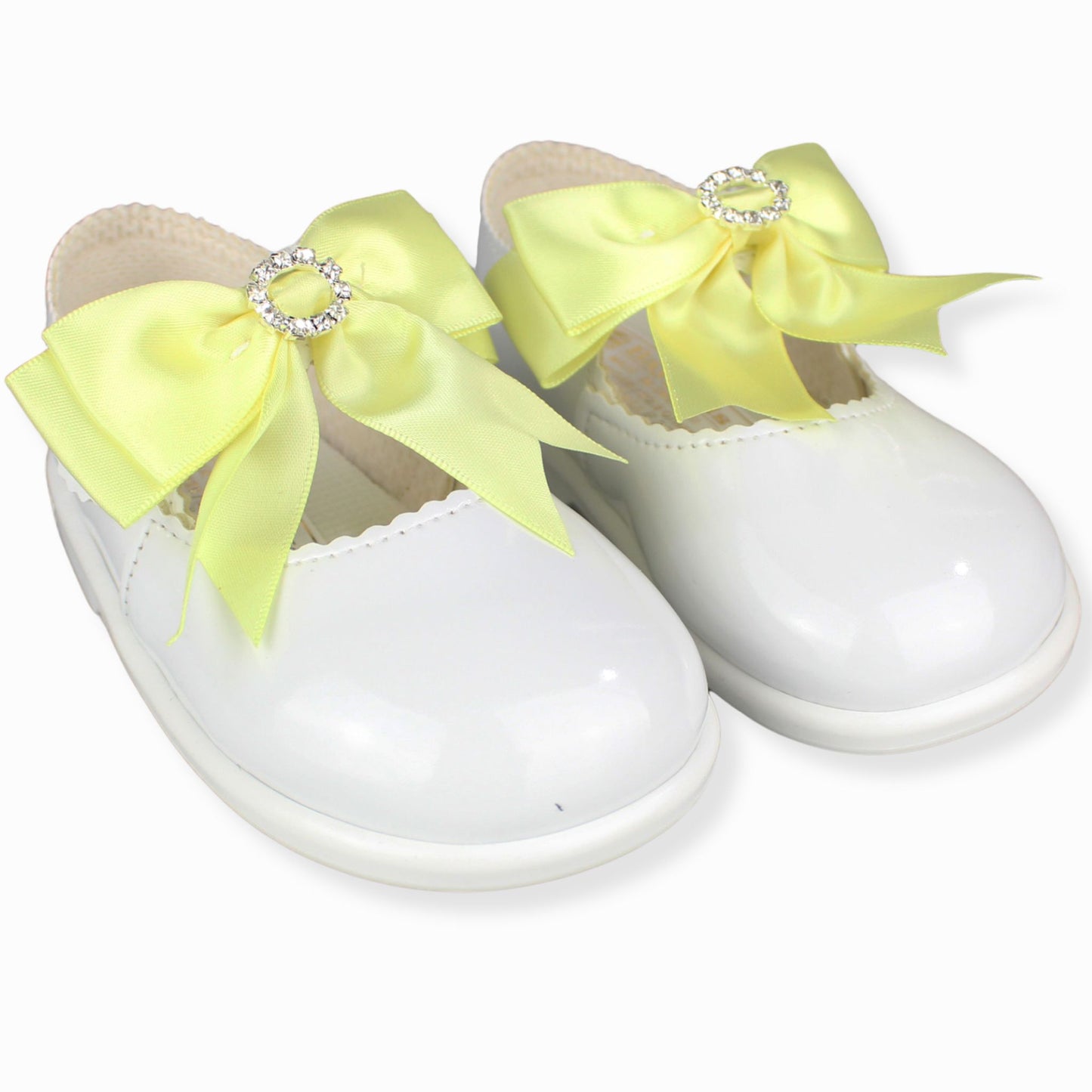 baby girl first shoes white lemon baypods earlydays