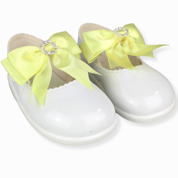 baby girl first shoes white lemon baypods earlydays