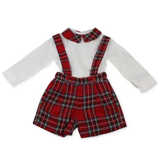 baby boys tartan outfit pes christmas outfit