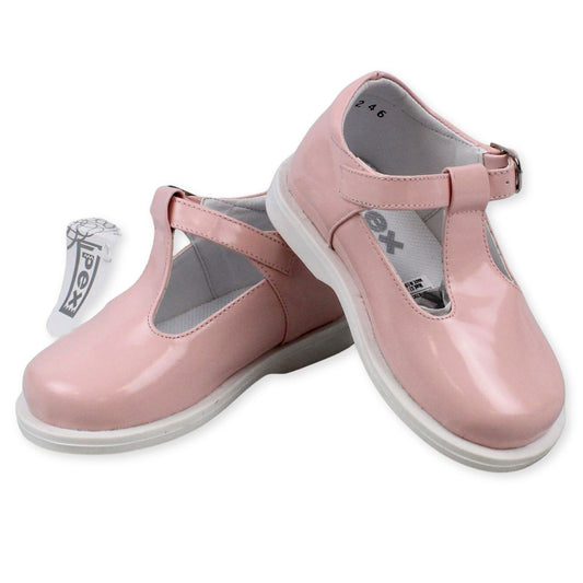 Baby Girls Patent Pink Leather Shoe