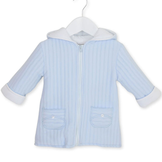 baby boys blue outdoor coat by pex