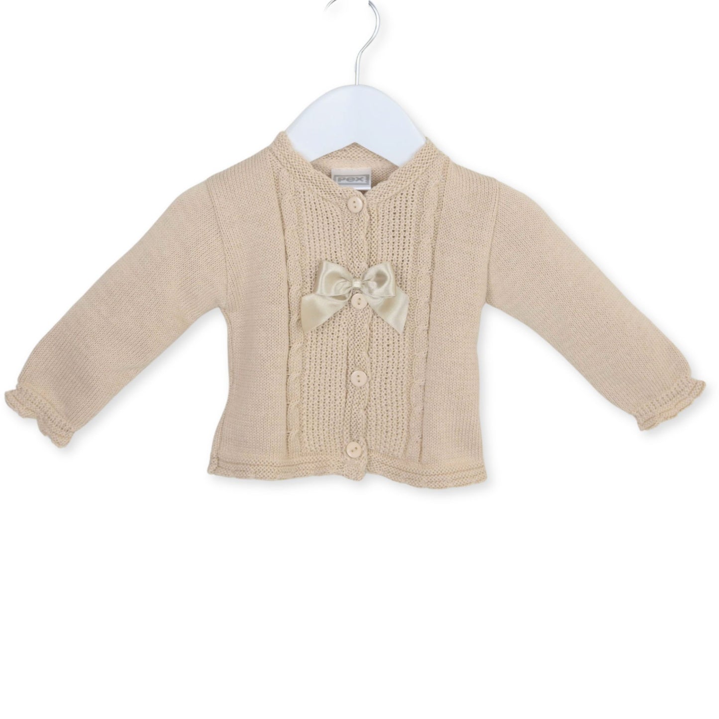 pex baby beige cardigan