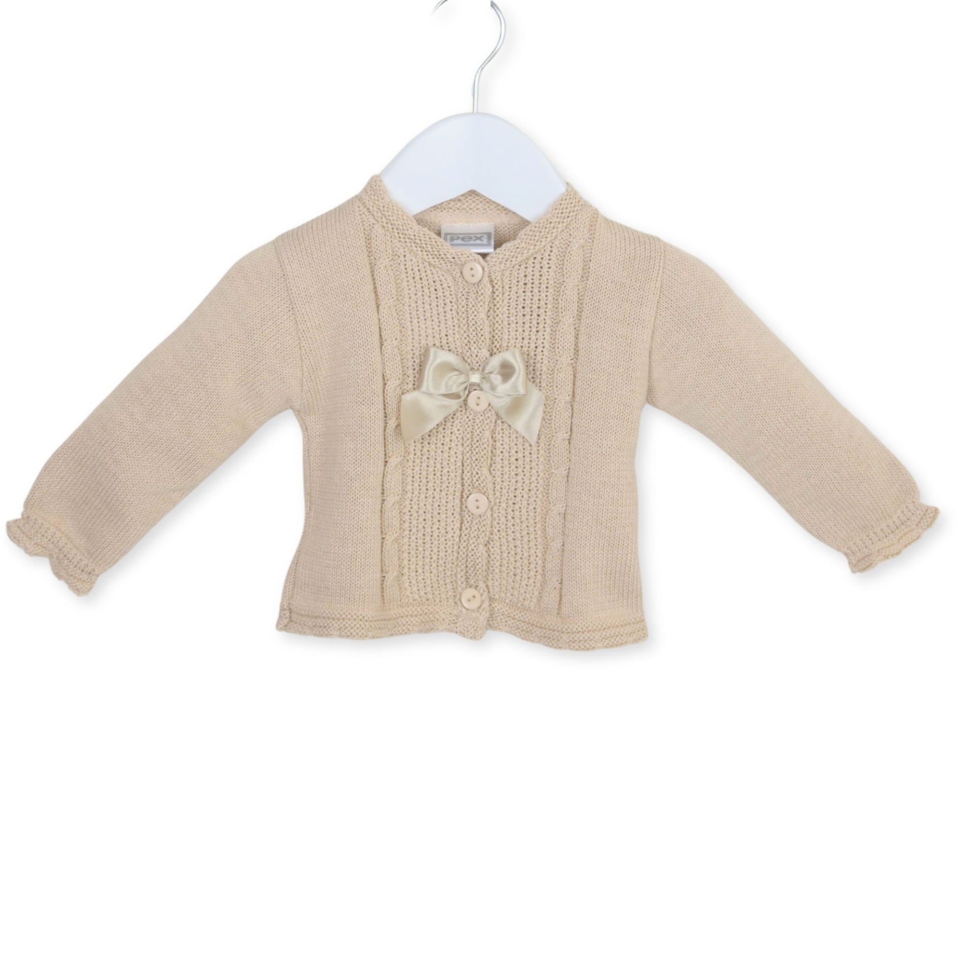 pex baby beige cardigan