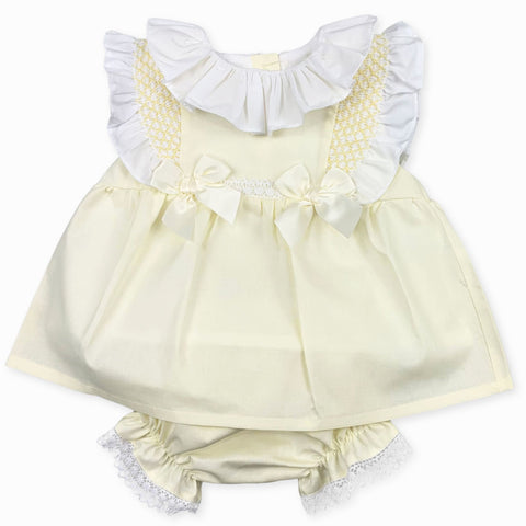 baby girls lemon easter outfit