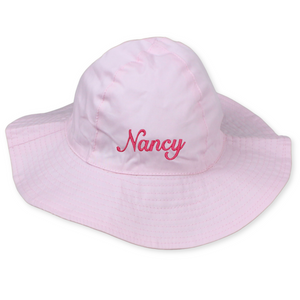 baby sun hat floppy with wide brim