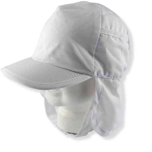 Baby Boys White Sunhat legionnaire style- SALE