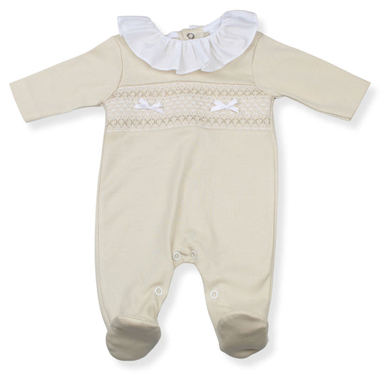 Baby Girls All in One -  Beige