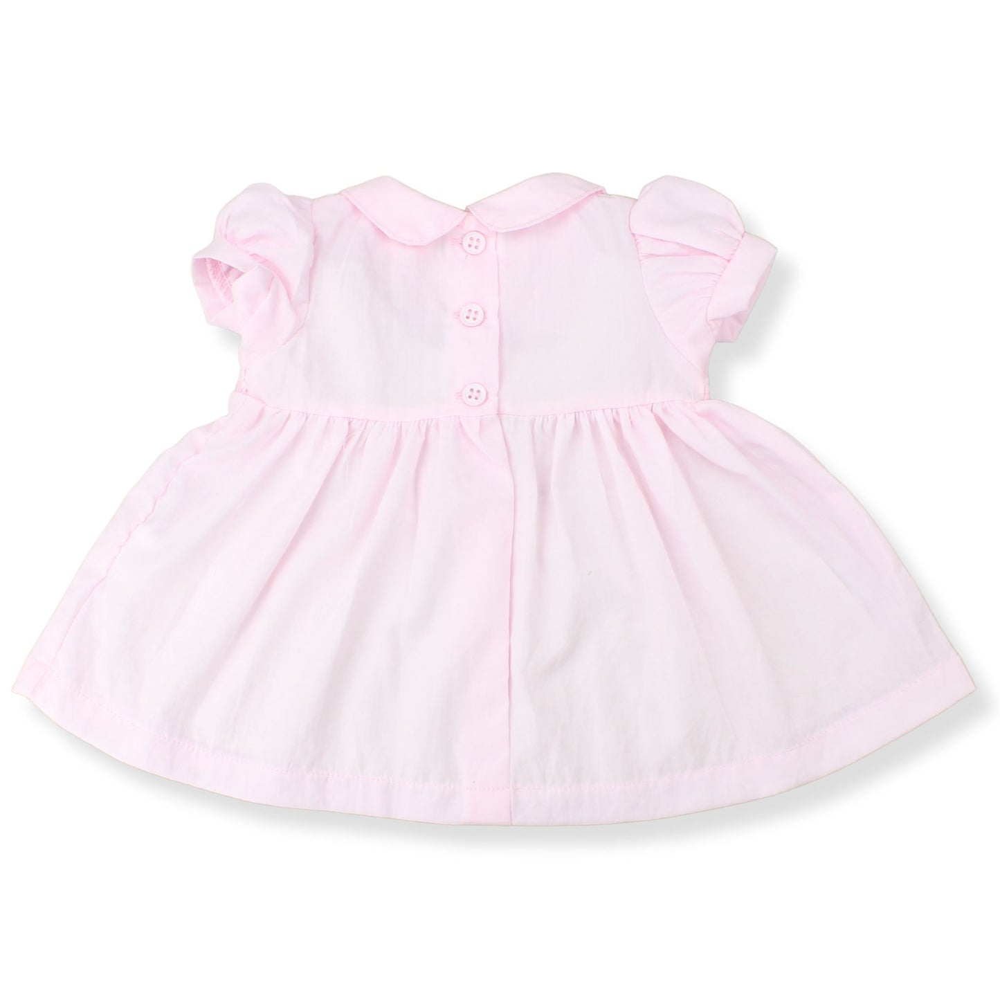 Baby Girls Pink Stripe Dress, Bloomers & Headband – 3 Piece Outfit