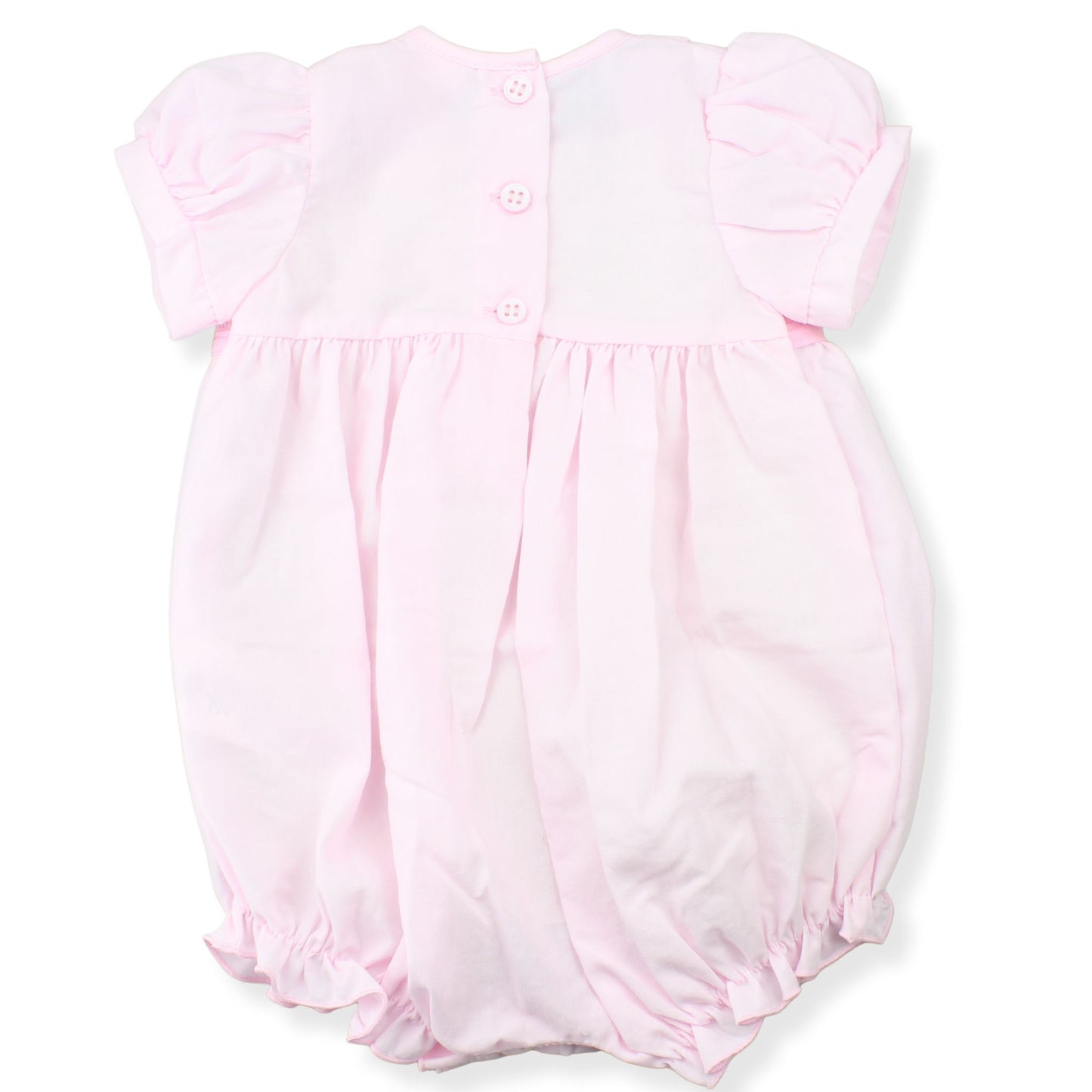 Baby Girls Pink Smocked Romper