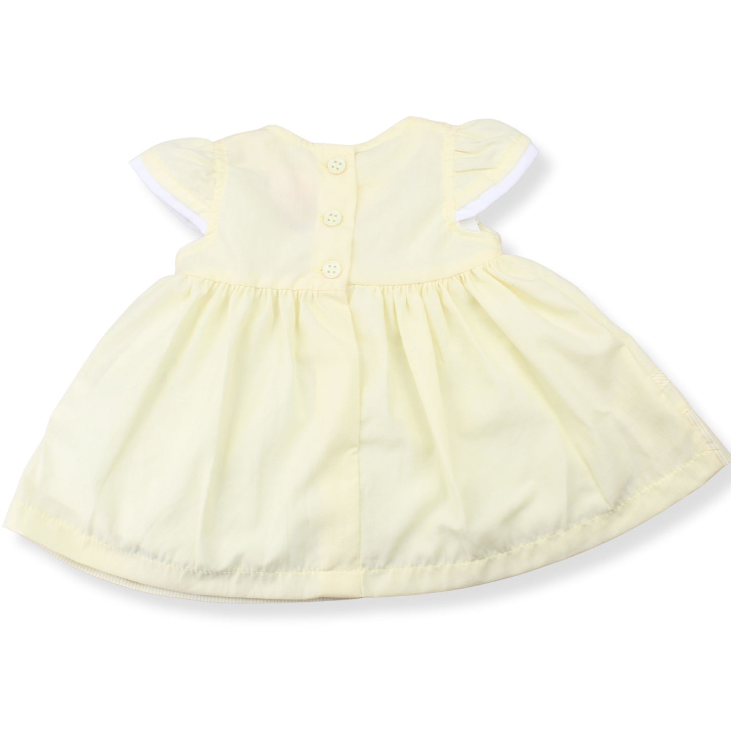 Baby Girls Lemon Dress and Bloomers Set with Headband