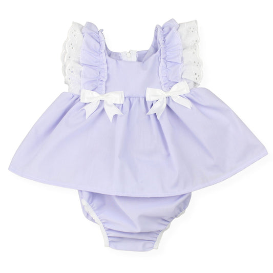 Baby Girls Lilac Dress and Knickers
