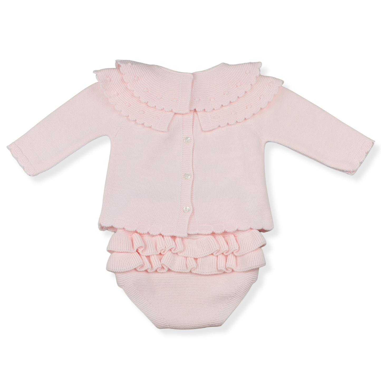 Baby Girls Knitted Outfit Two Piece Jam Pants