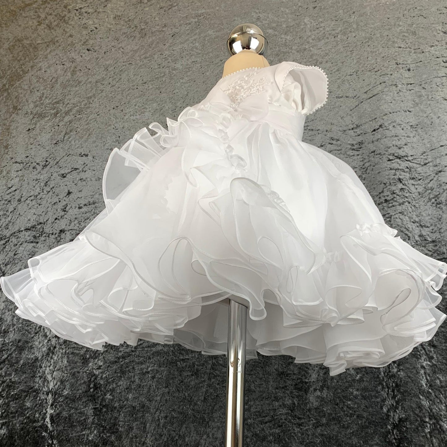 Sarah Louise Christening Dress - White - 070129