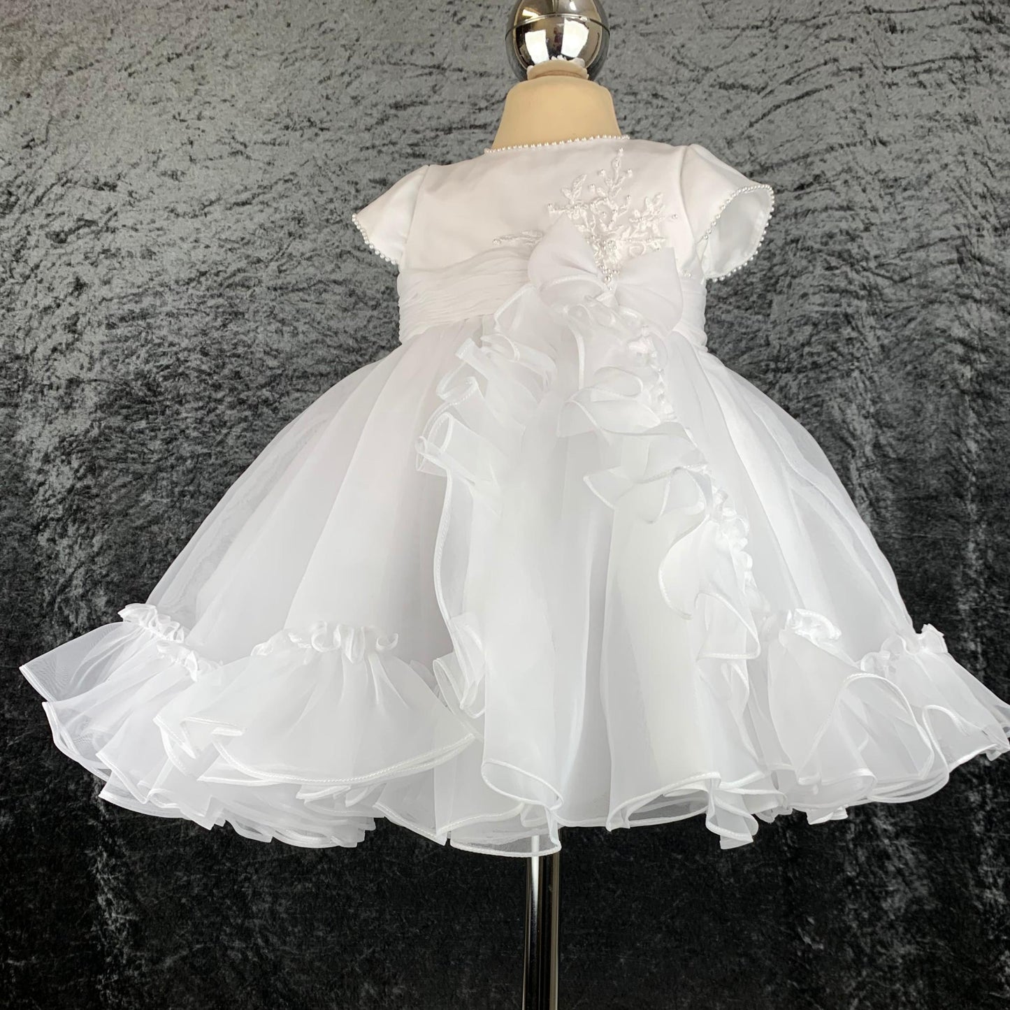 Sarah Louise Christening Dress - White - 070129