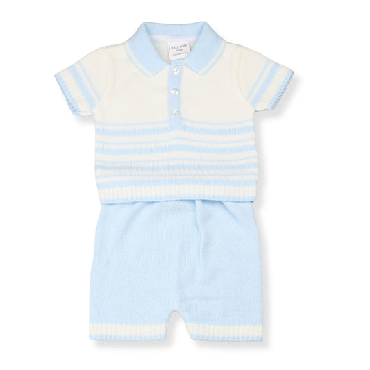 baby boys knitted spanish style outfit