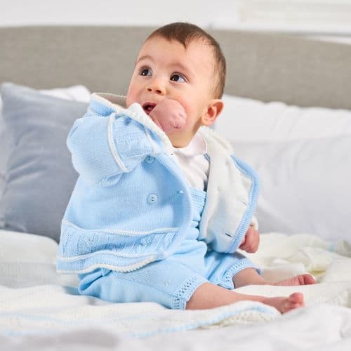 Baby Knitted Jacket - Blue