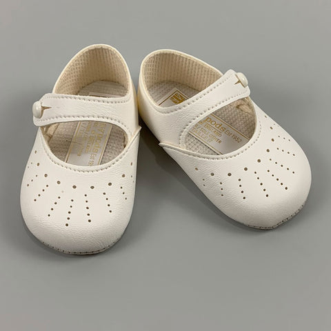 Baby Girl Shoes Baypods Soft Sole Shoes - White