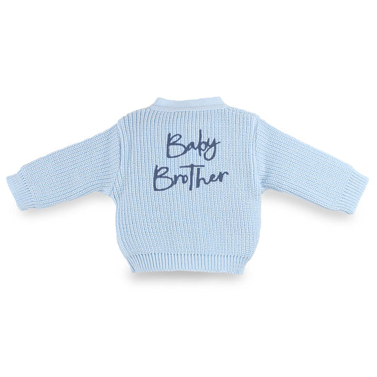 Dandelion Baby Brother Knitted Cardigan | Made in Portugal