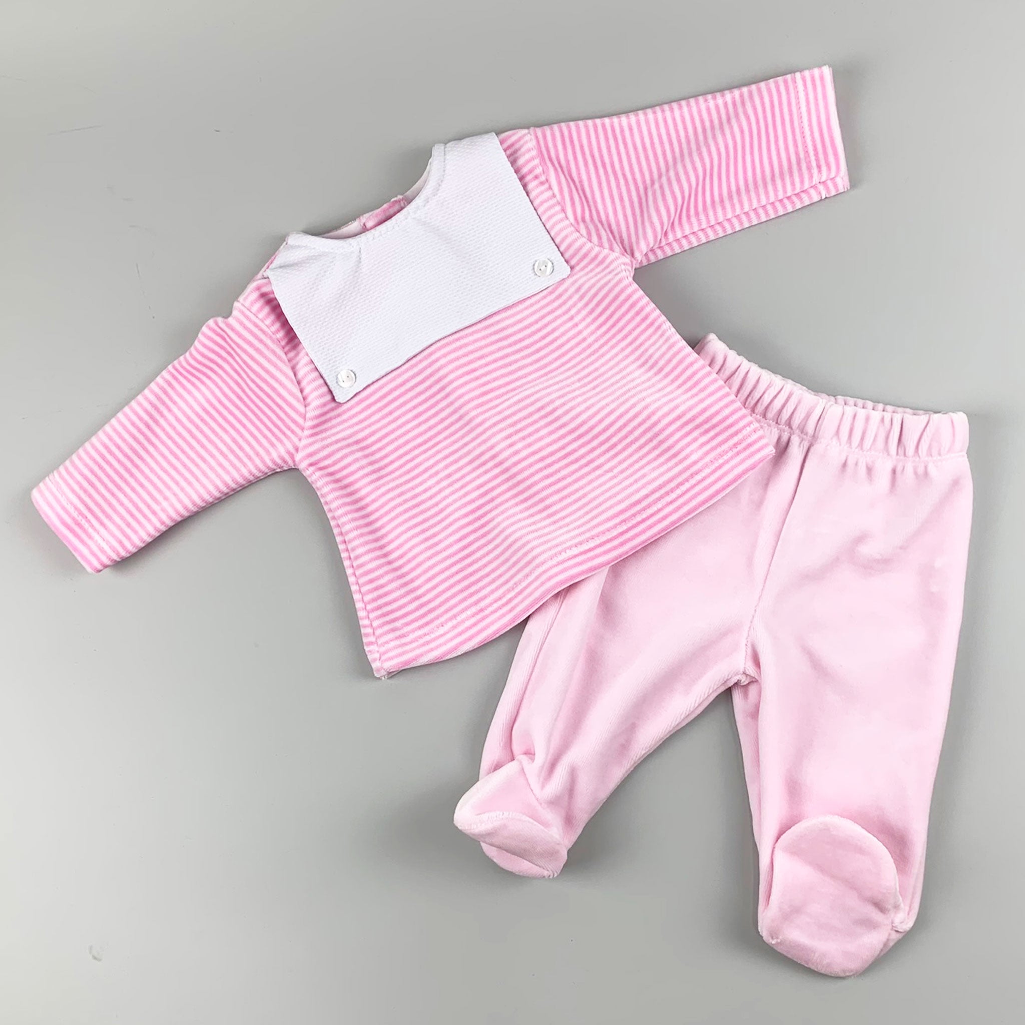 baby girls velour 2 piece outfit