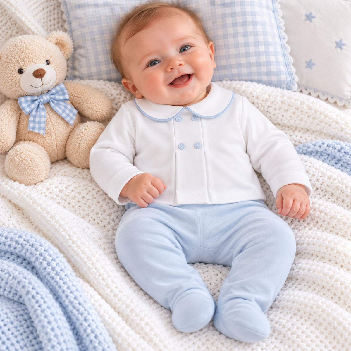 baby boy 2 piece cotton smart traditional outfit
