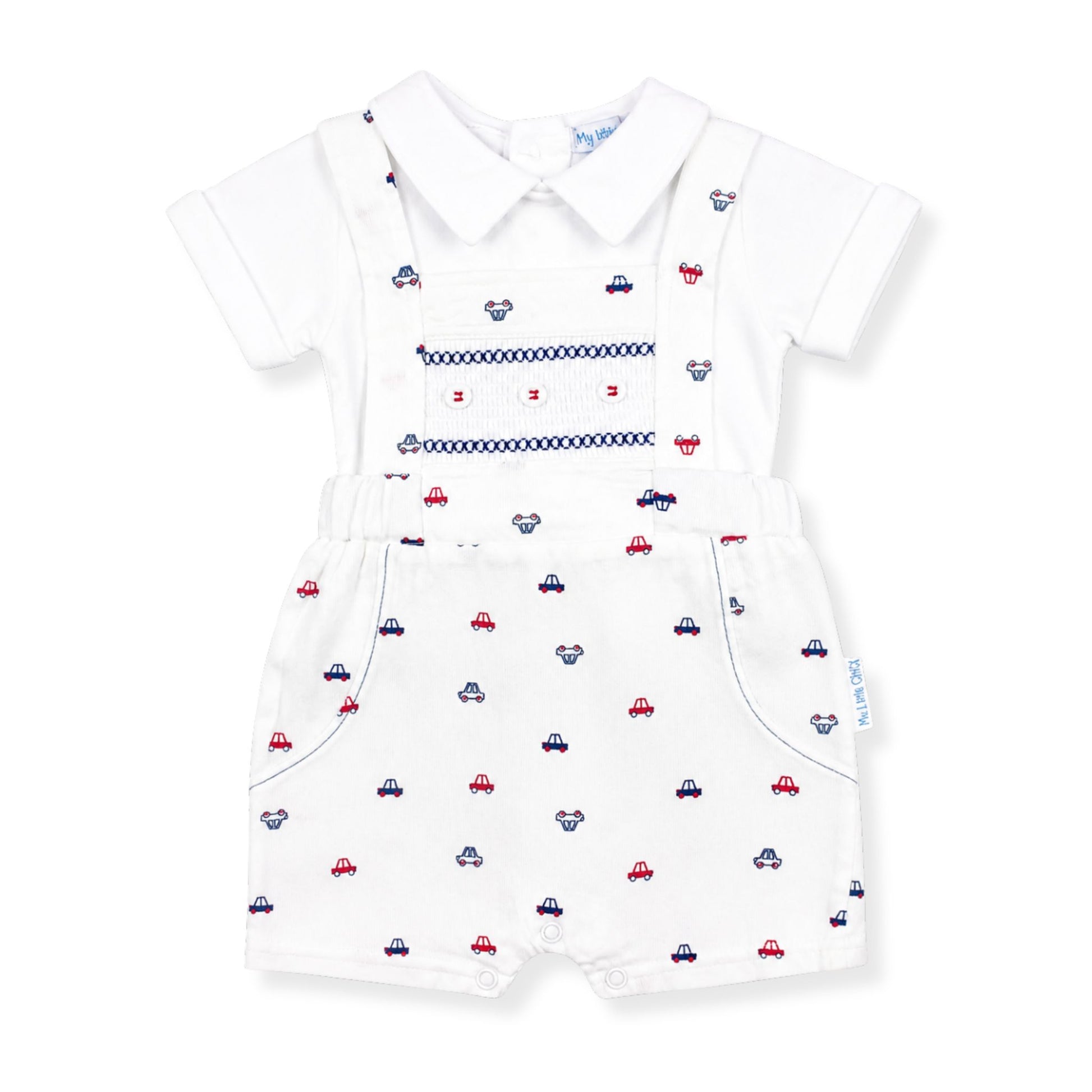 baby boys 2 piece outfit with cars 