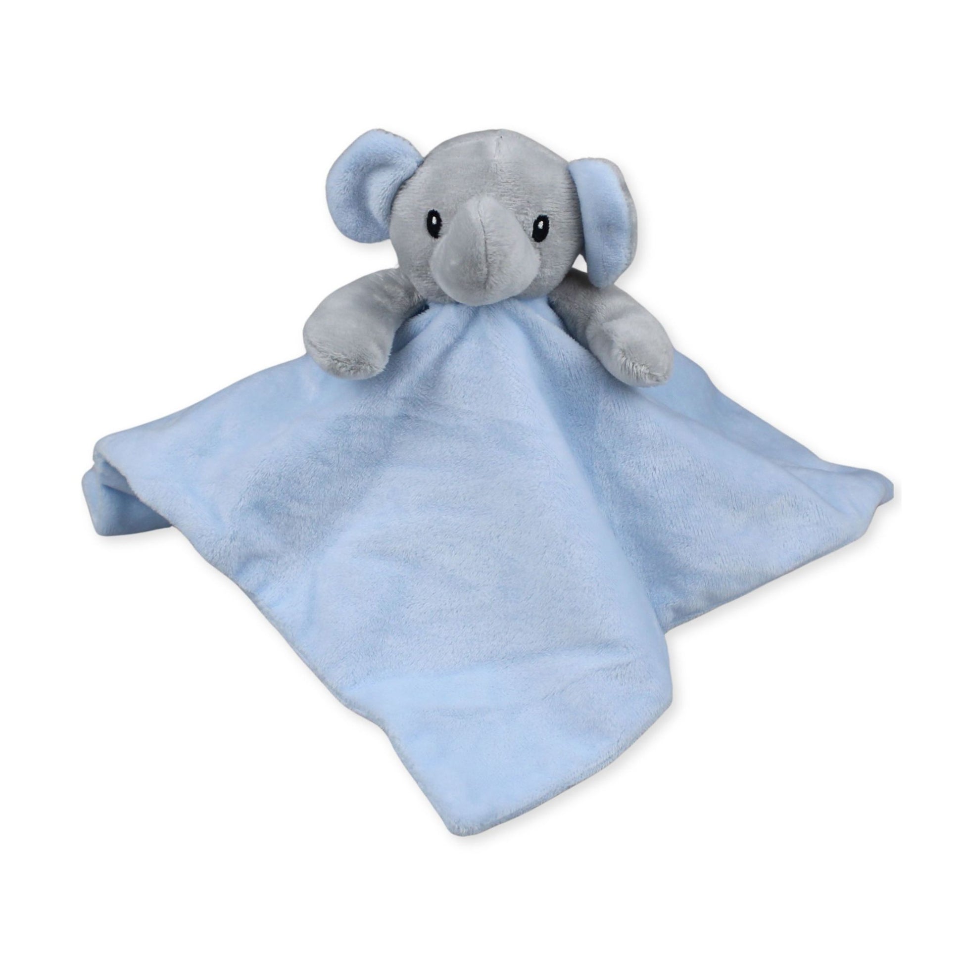baby blue elephant comforter fleece soft plush comfort toy newborn