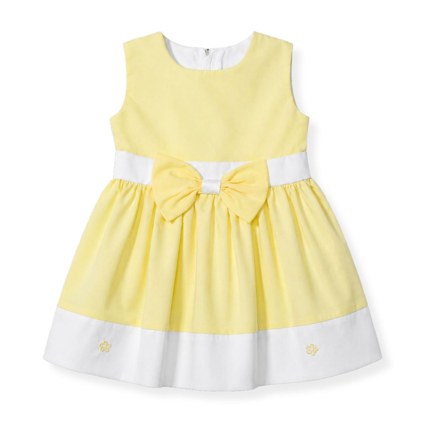 prettew lemon yellow baby and toddler summer dress