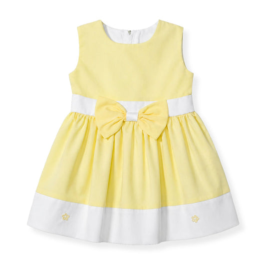 prettew lemon yellow baby and toddler summer dress