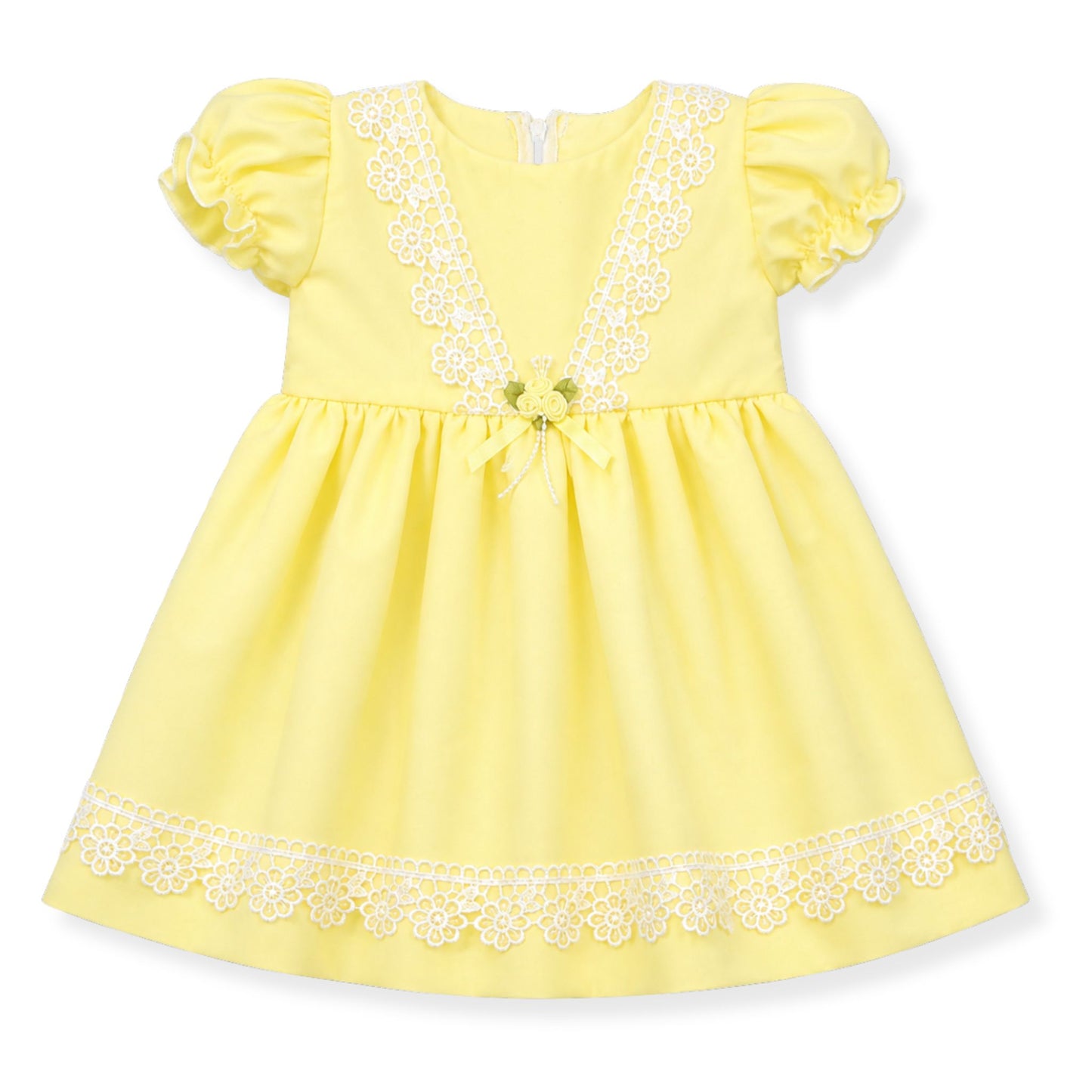 baby girl lemon dress frilly
