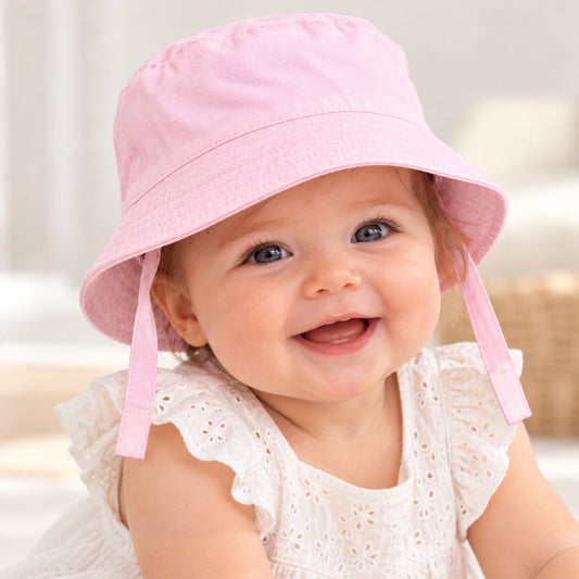 baby girl pink sunhat