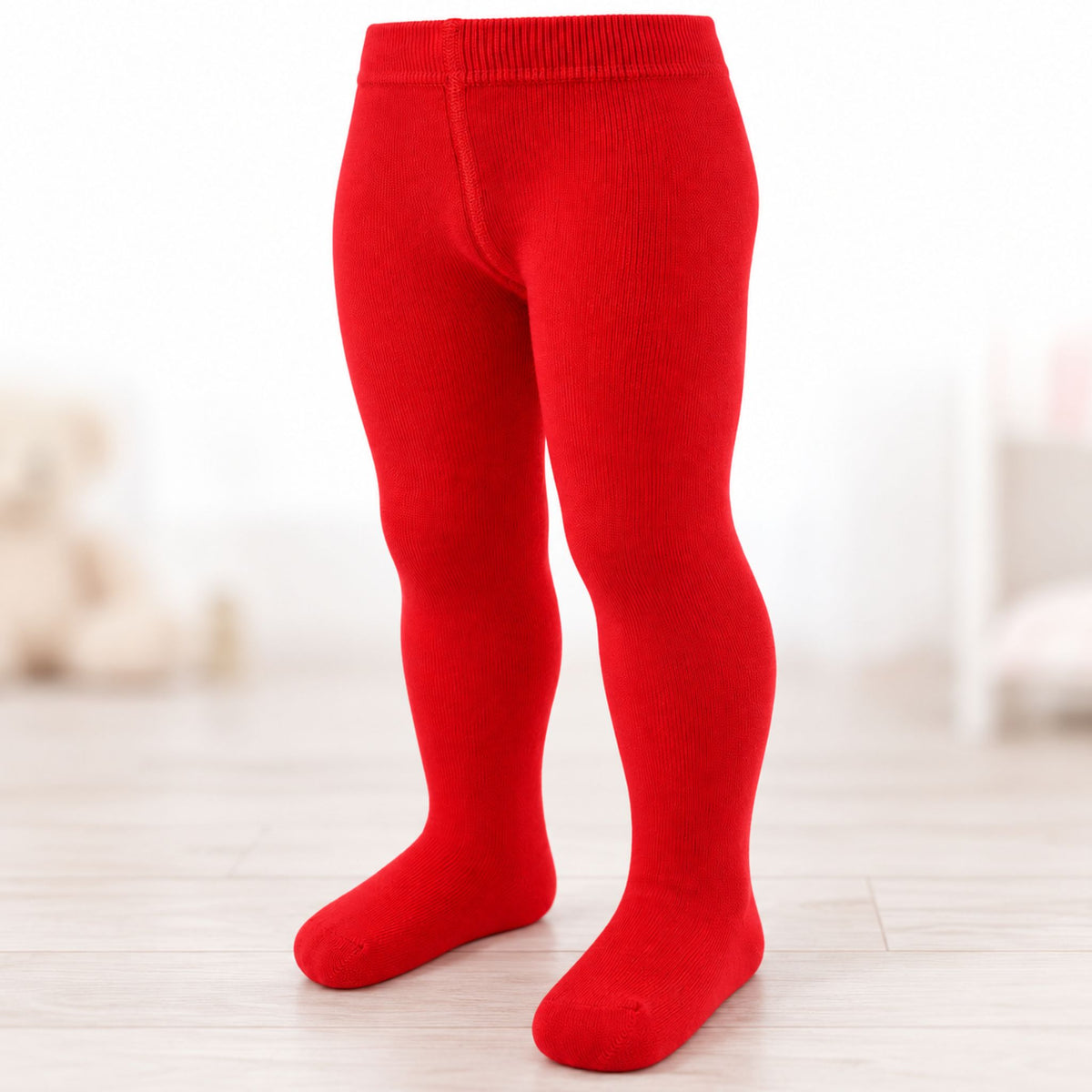baby girl red tights