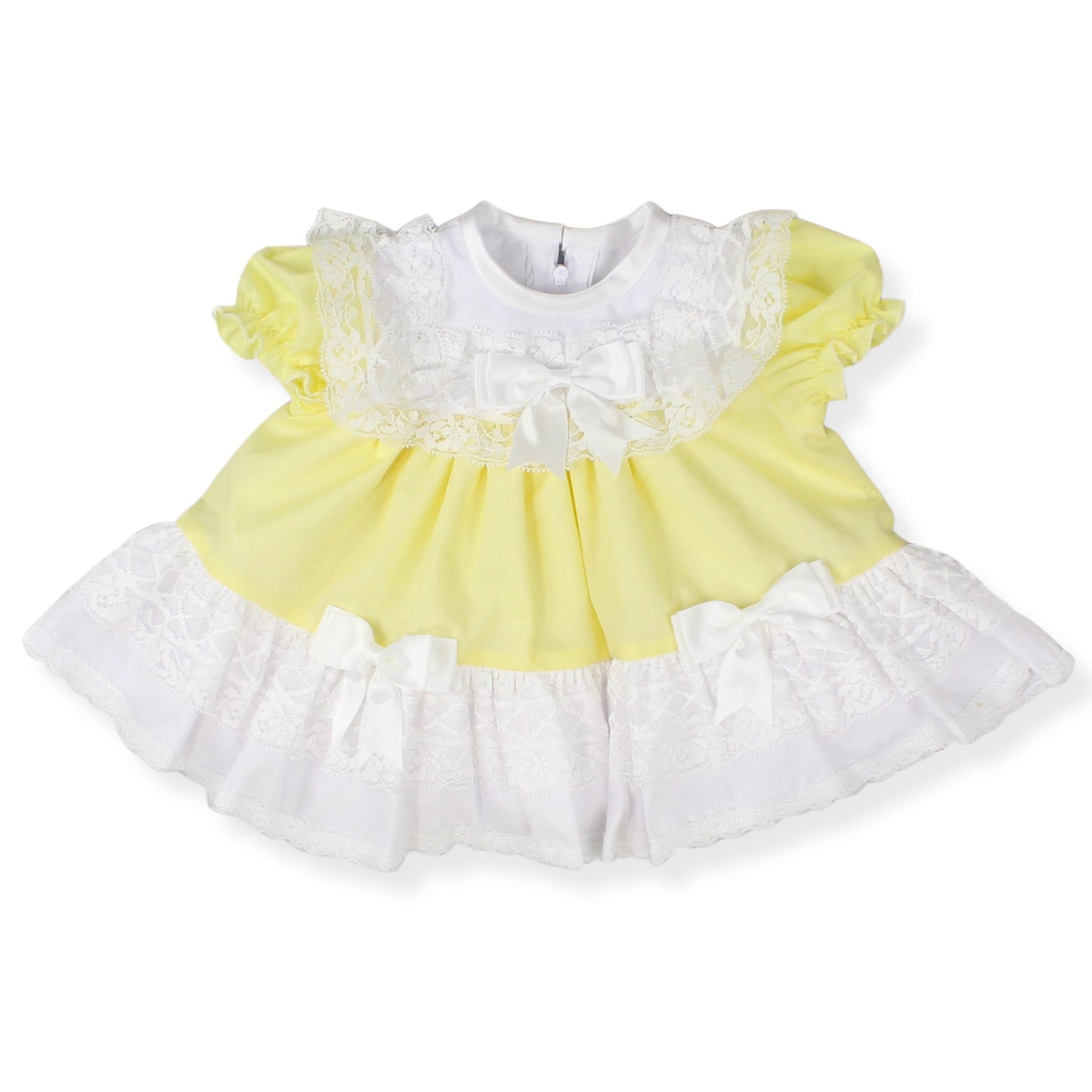 baby easter dress -lemon puffball dress